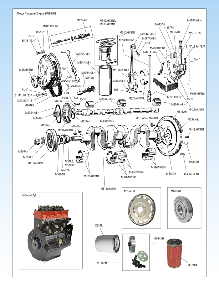 Austin Healey Internal Engine Bn1 Bn2